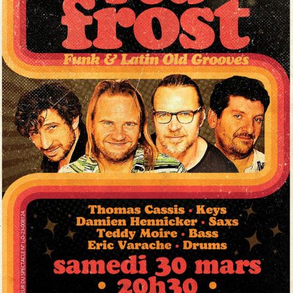 Affiche Concert Red Frost 2024