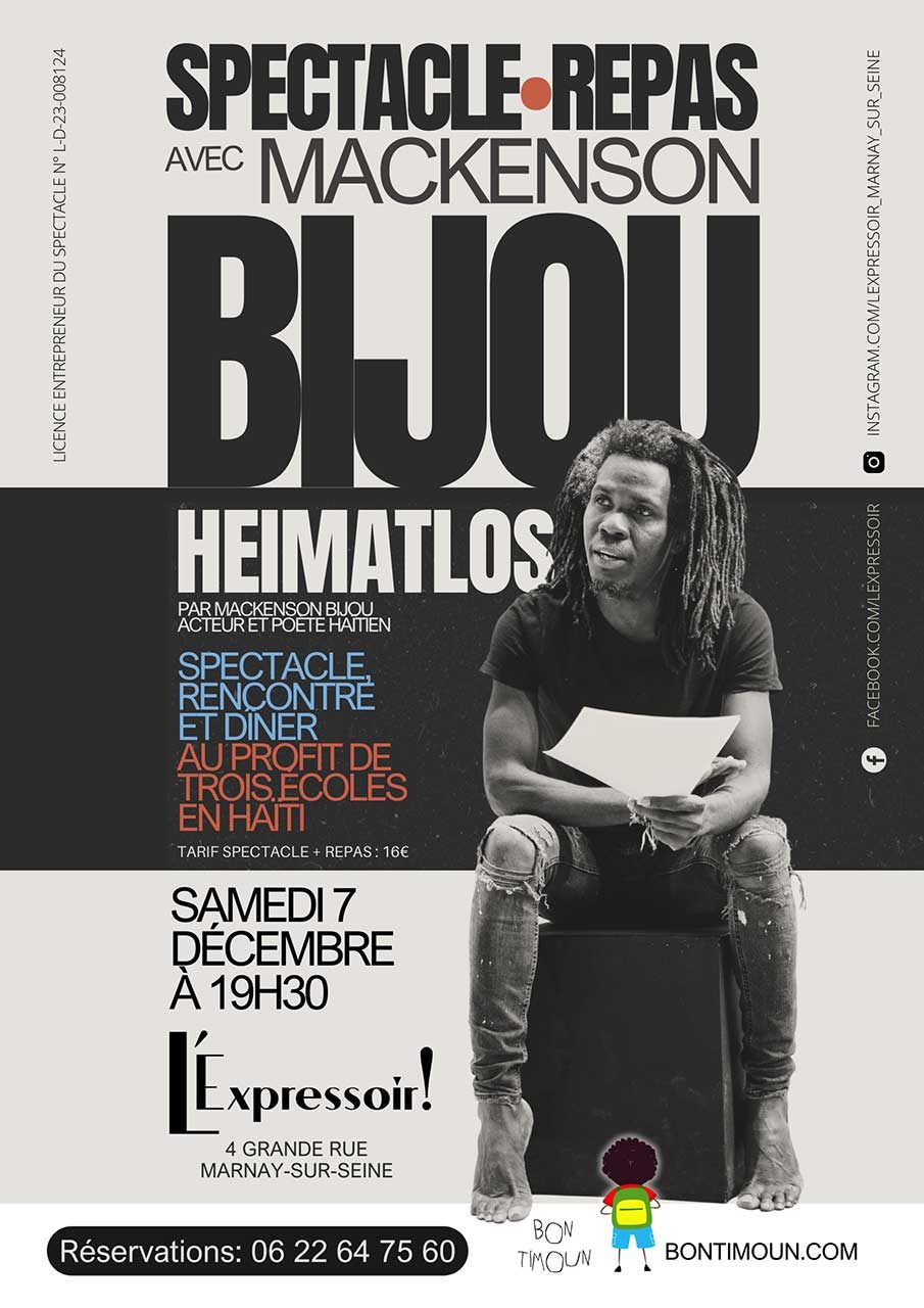 Mackenson Bijou à l’Expressoir