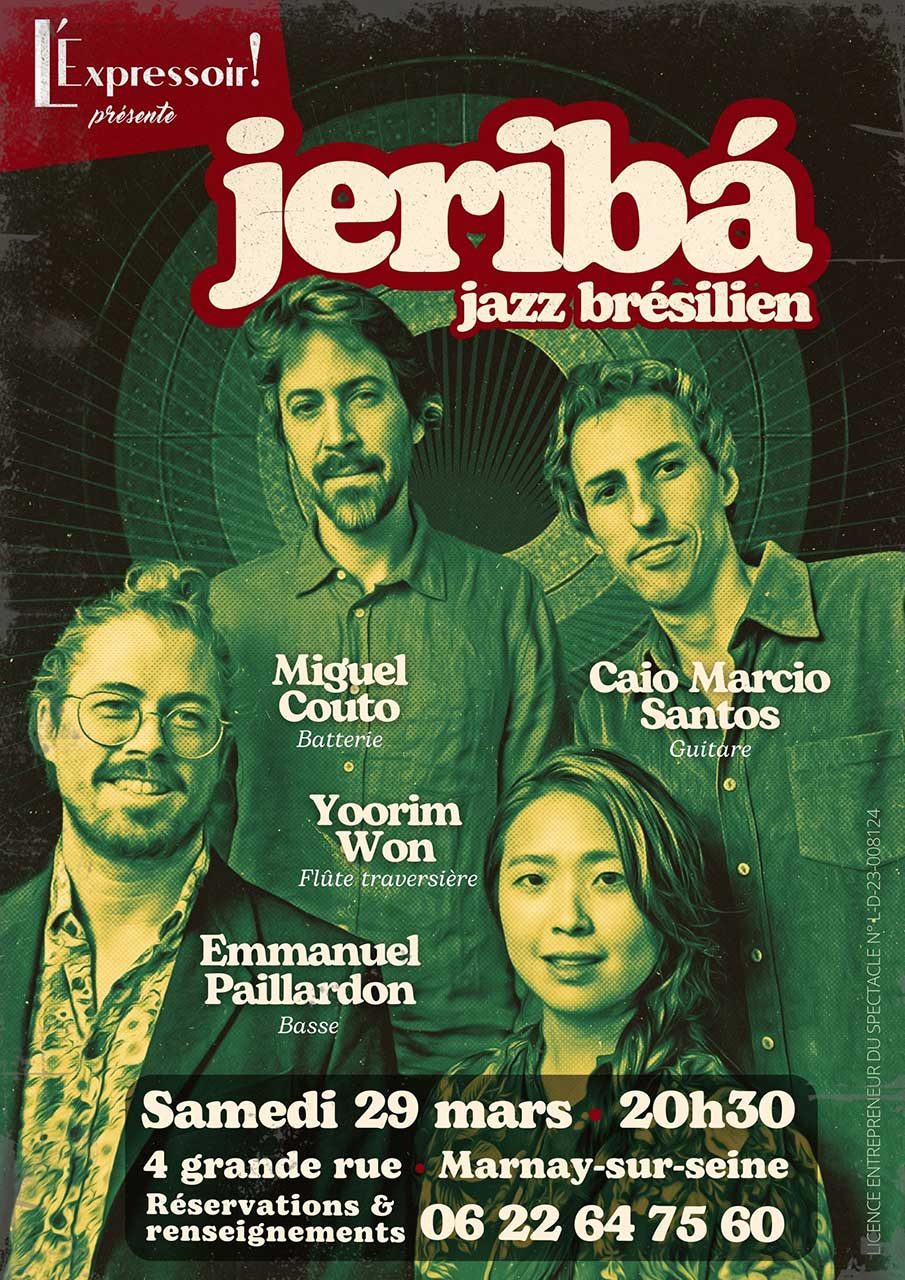Jeribá en concert à l’Expressoir – 29 mars 2025